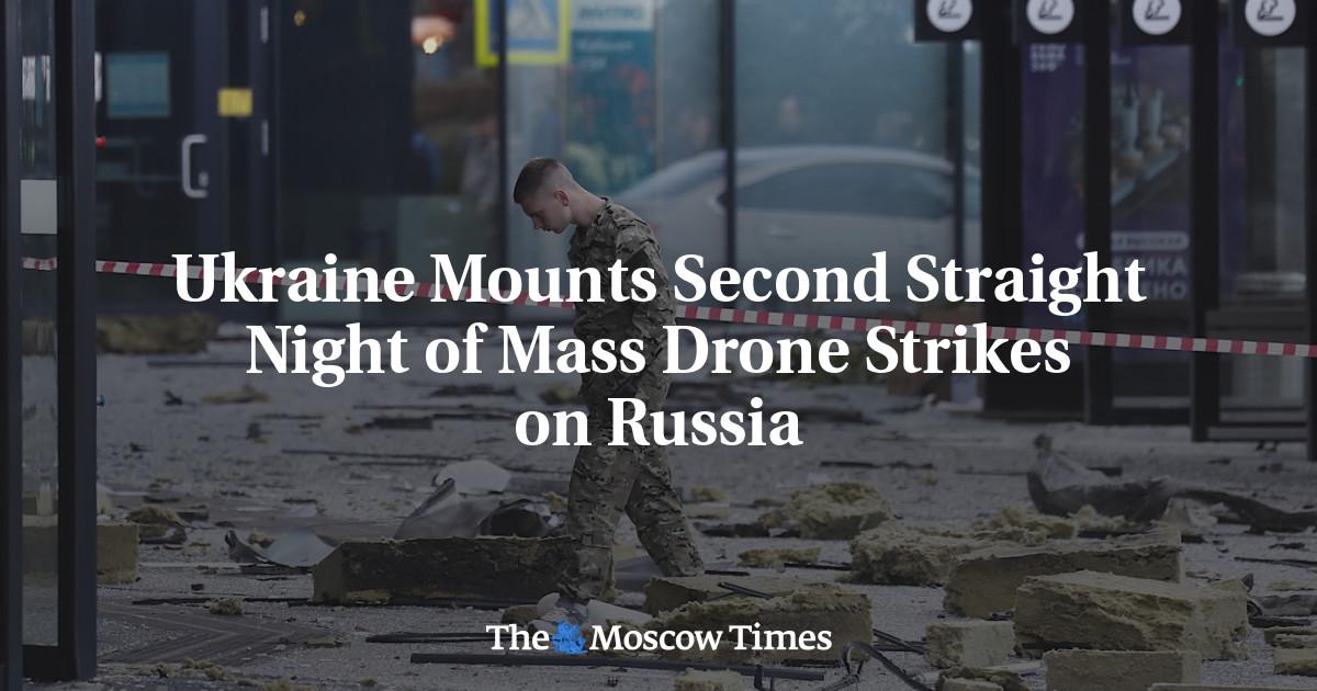 Rephrased: Ukraine Mounts Second Straight Night of Mass Drone Strikes on Russia